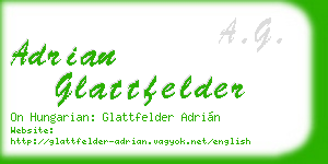 adrian glattfelder business card